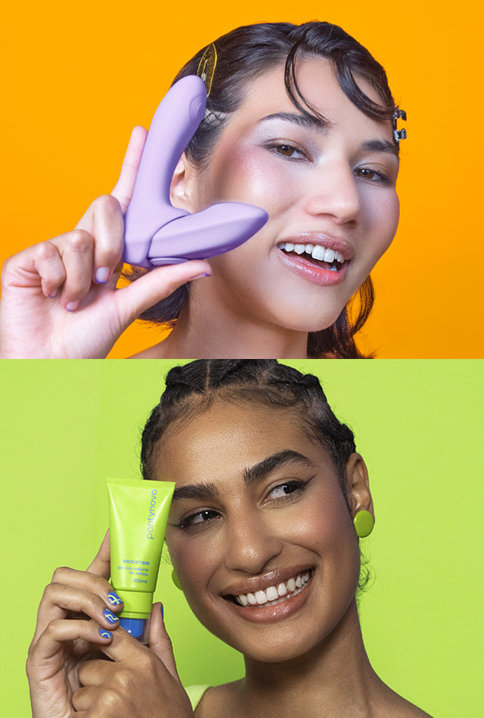 Calcinha Vibratória Fit 2 e Lubrificante Íntimo de Jambu Booster | Sex Shop Produtos Eróticos Online pantynova