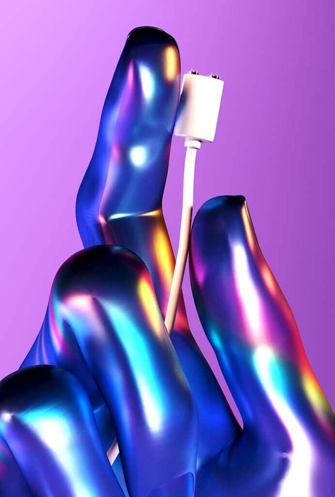 Carregador de vibrador - Cabo avulso - pantynova | Sex Shop Produtos Eróticos Online