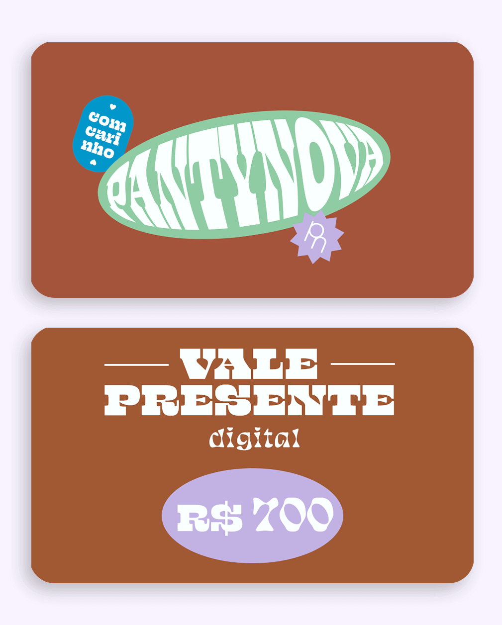 Gift Card - Vale Presente R$700 - pantynova | Sex Shop Produtos Eróticos Online